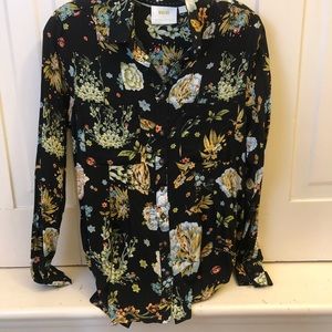 Anthro Maeve nature blouse